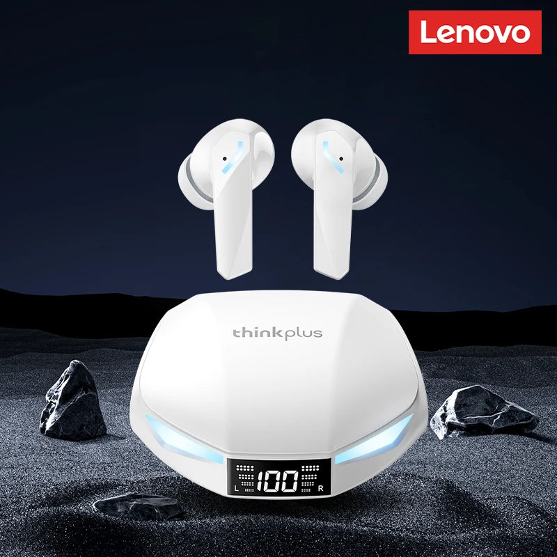 PCNew Lenovo GM2 PRO MAX Wireless Upgrade Bluetooth 5.4 Earbuds LED Digital