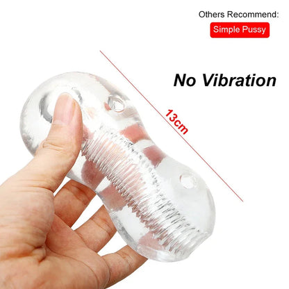 Gtooza_New Male Masturbator Thrust Counter Vibrators Vaginal  Men Real  Glans  Penis Exerciser Cock Oral Sex Toys Erotic gtooza.com