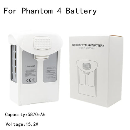 New Phantom 4 battery 5870mah Compatible with Phantom 4 intelligent flight battery  Phantom 4 series drone accessories