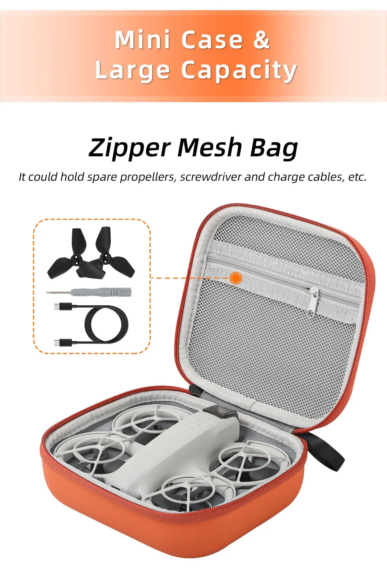 New Storage Bag For DJI Neo Organizer Protective Sleeve Case Portable Carrying Box Case Handbag For DJI Neo Accessories