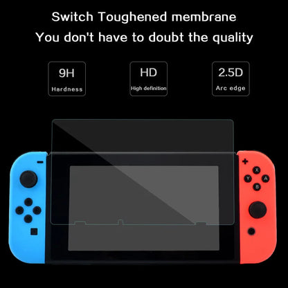 New Tempered Glass Screen HD Protector Compatible-Nintendo Switch OLED Hard Protector Film  Switch OLED Game Console Film