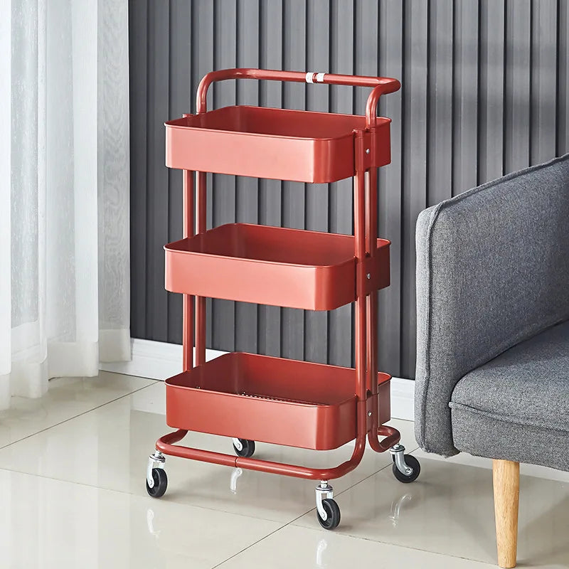 PC New Trolley Beauty Salon Special Salon Tools Car Removable Shelf Beauty Salon Storage Cart Base With Rolling Wheels