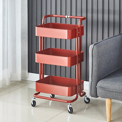 PC New Trolley Beauty Salon Special Salon Tools Car Removable Shelf Beauty Salon Storage Cart Base With Rolling Wheels