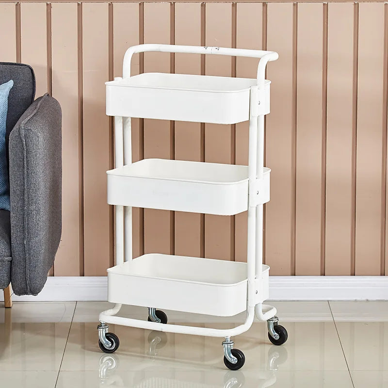 PC New Trolley Beauty Salon Special Salon Tools Car Removable Shelf Beauty Salon Storage Cart Base With Rolling Wheels