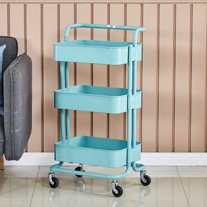 PC New Trolley Beauty Salon Special Salon Tools Car Removable Shelf Beauty Salon Storage Cart Base With Rolling Wheels