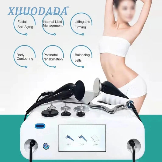 Newest Spain Technology 448K Tecar Cavitation Health and Beauty Body Care System RET CET RF Slim Machine  Weight Loss