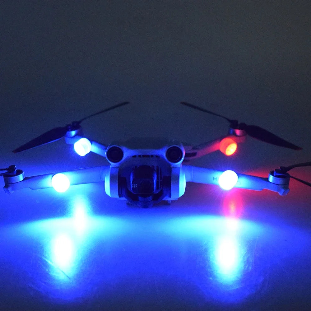 Night Flight LED Flash Light Signal Lamp  DJI NEO/Avata 2/Mavic 3/2/Mini 3 Pro/Air 2/2 Pro Zoom/FIMI X8 SE 2020 Accessory