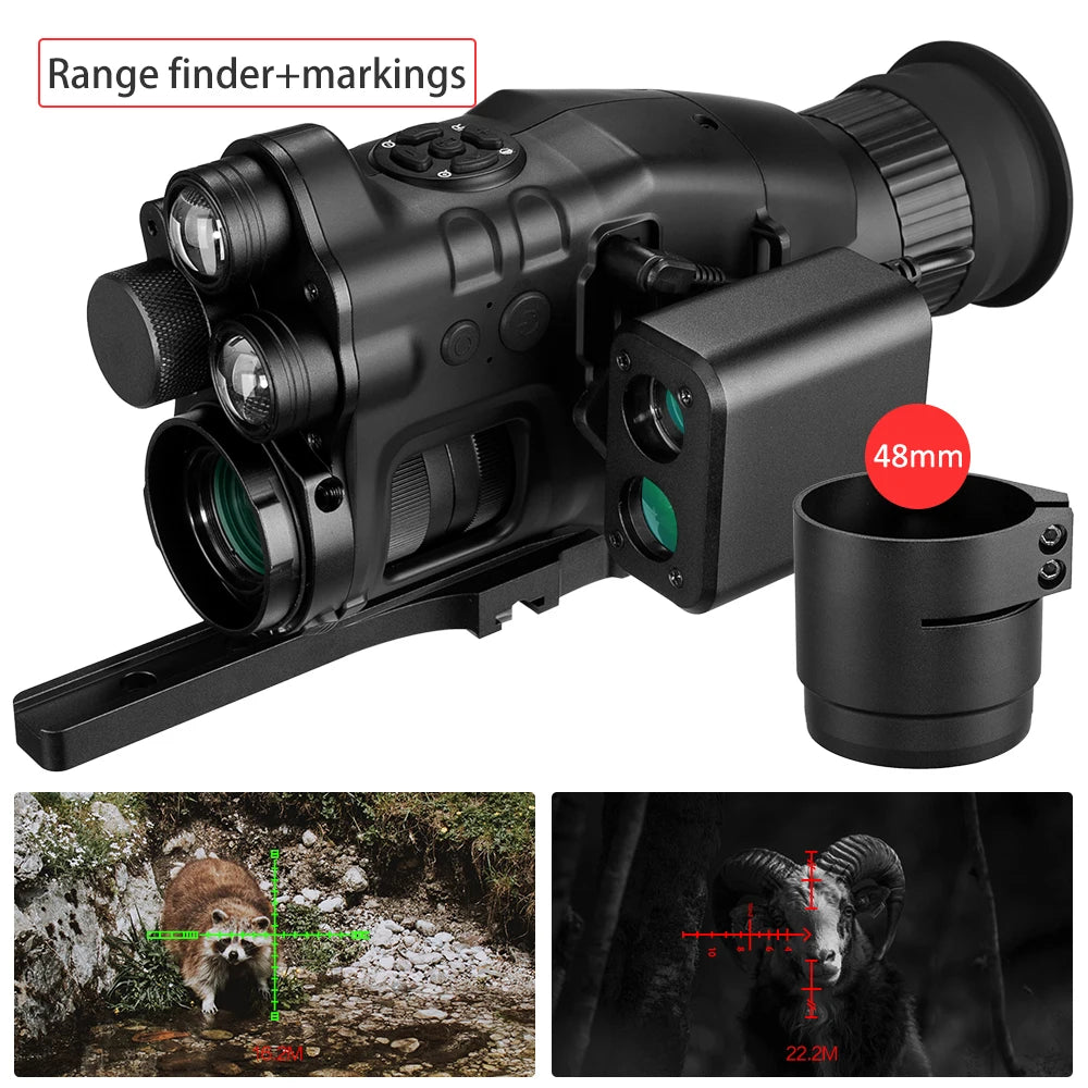 Night Vision device with/ Wifi APP 200M Range NV Scope 940nm IR Night Vision Sight Hunting Trail Camera Telescope Riflescope