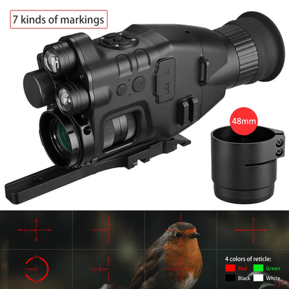 Night Vision device with/ Wifi APP 200M Range NV Scope 940nm IR Night Vision Sight Hunting Trail Camera Telescope Riflescope