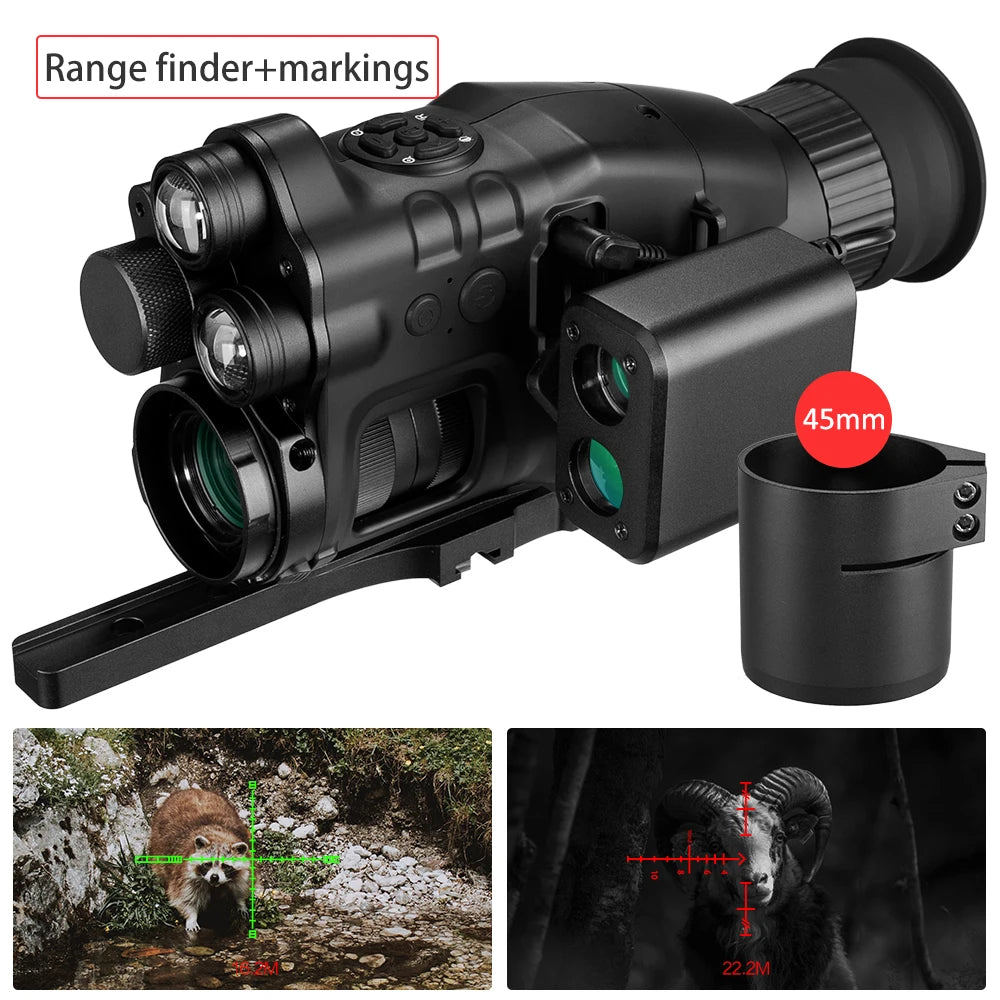 Night Vision device with/ Wifi APP 200M Range NV Scope 940nm IR Night Vision Sight Hunting Trail Camera Telescope Riflescope