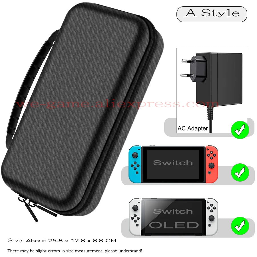 Nintend Switch OLED Travel Carrying Case High Quality Portable Storage Bag  Nintendo Switch / OLED Console Game Accessories