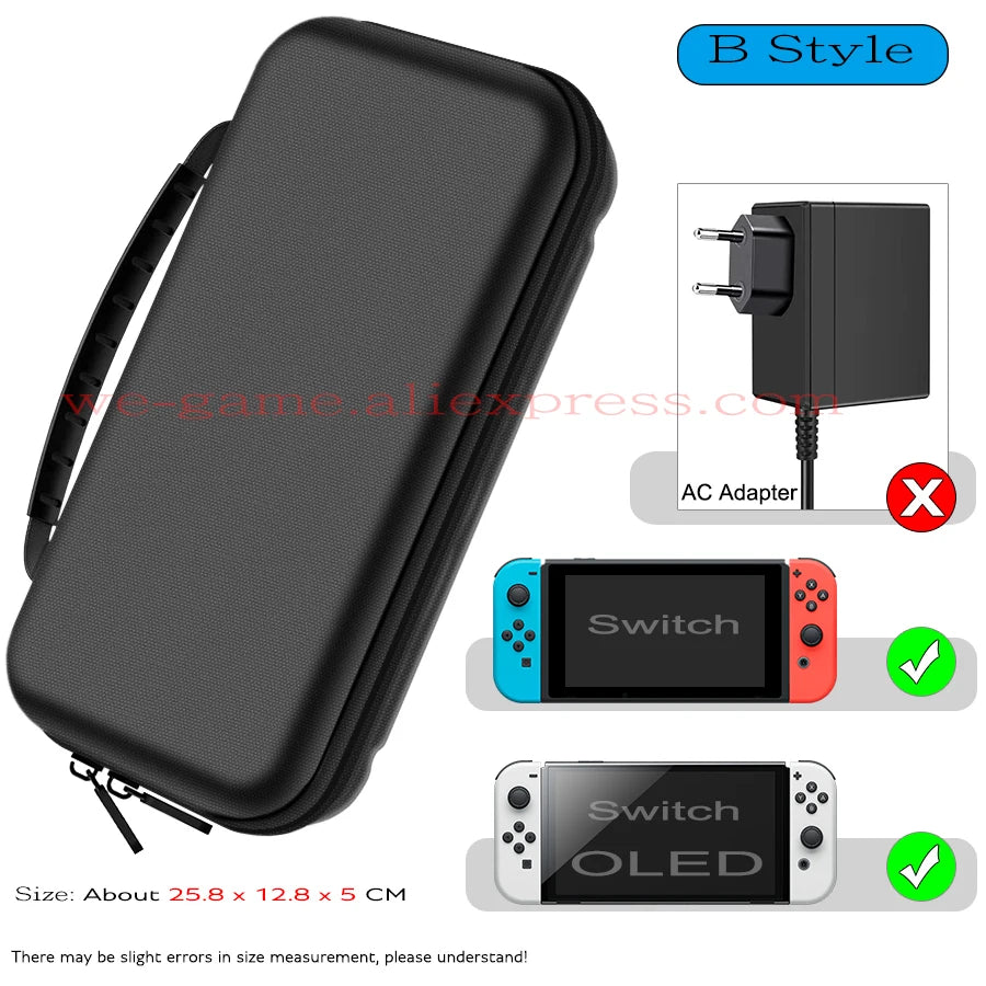 Nintend Switch OLED Travel Carrying Case High Quality Portable Storage Bag  Nintendo Switch / OLED Console Game Accessories