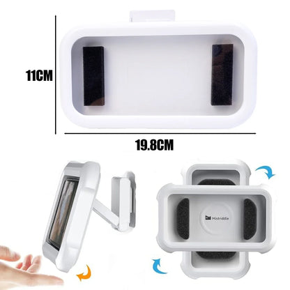 No Trace Hanging Bathroom Waterproof Mobile Phones Holder Stand 360° Rotataion Stretchable Cellphone Bracket Sealing Case Cover