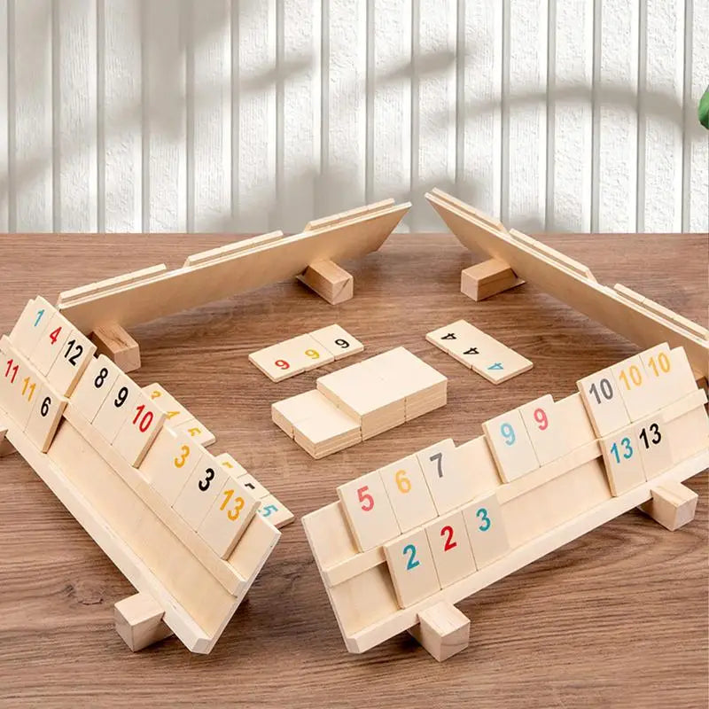 PC Number Board Game Wooden Board Game Family Game Night Fun Educational Ga