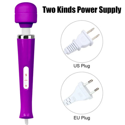 Gtooza_OLO Erotic Toy 10 Speeds EU/US Plug Big Size AV Rod Stick  Sex Toys  Women  Stimulator Magic Wand gtooza.com