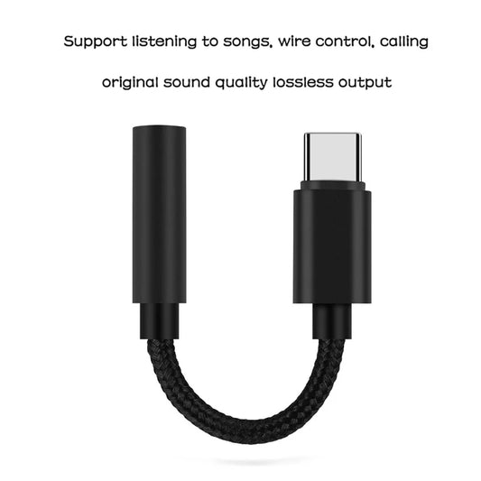 PC OTG USB Type C To 3.5mm Aux Adapter Type-C 3.5 Jack Audio Cable Phone Accessories Cabo Adaptador USB Tipo C USB C Adapter Phone