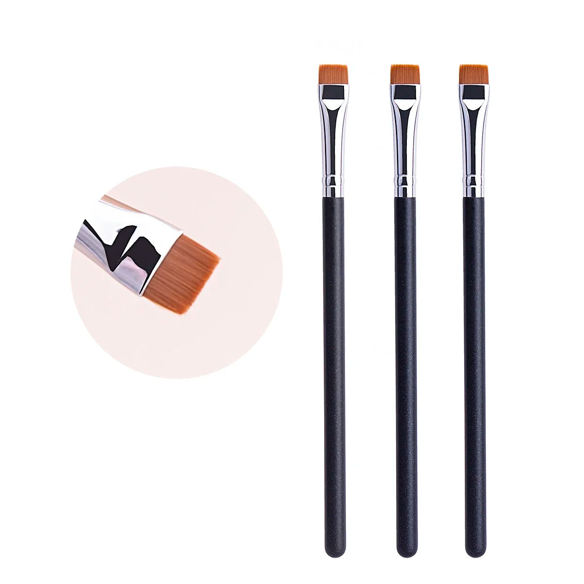 Oblate The Line Brush Ultra-thin Lip Line Eyebrow Concealer Brushes Detail Concealer Makeup Tool Lip Brow Contour The Line Brush