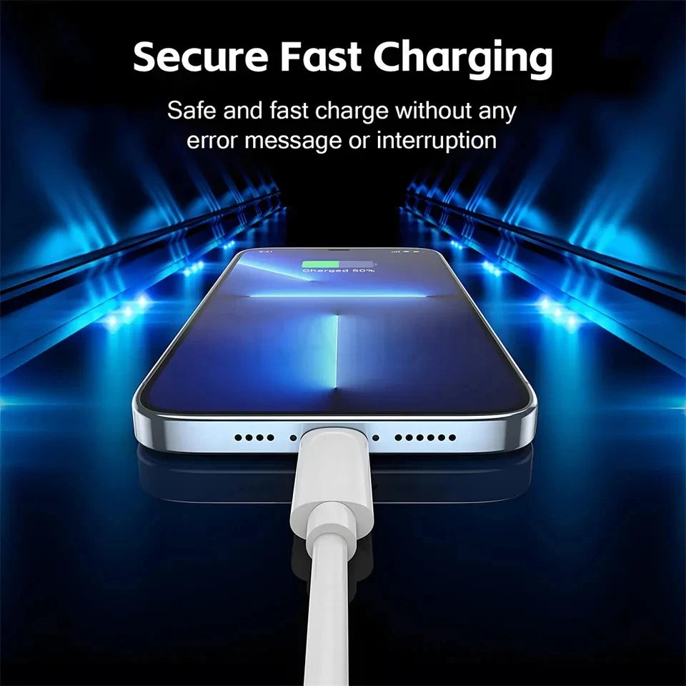 PC Original 30W USB Cable For Apple iPhone 14 13 12 11 Pro Max 7 8 Plus XS XR Fast Charging USB C TO iOS Cable Charger Accessories