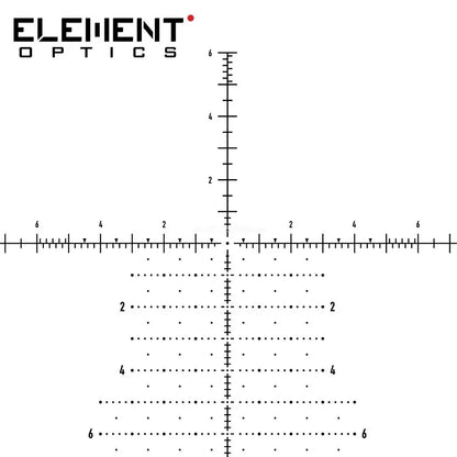 Original ELEMENT Optics HELIX 6-24X50 FFP First Focal Plane Riflescope Zerostop 30mm Tube APR-2D MRAD Reticle Rifle Scope Sight