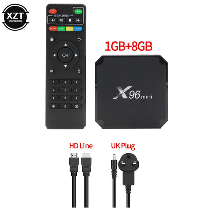 Boîtier TV intelligent PCOriginal X96 mini Android 10 h313 Quad Core 1 Go 8 Go Double WiF