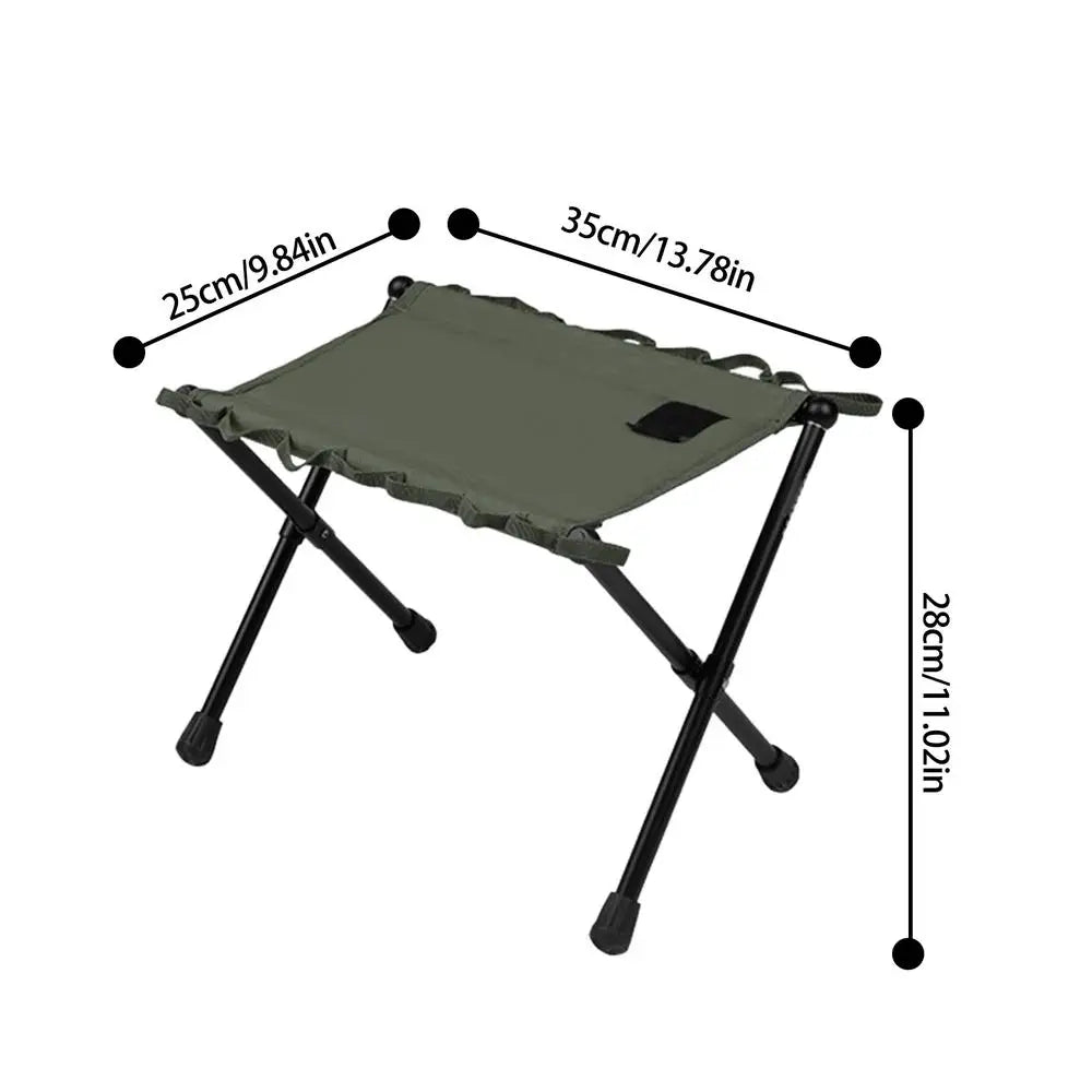 PC Outdoor Camping Stool Small Folding Chair Oxd Fabric 100Kg Bearing Load