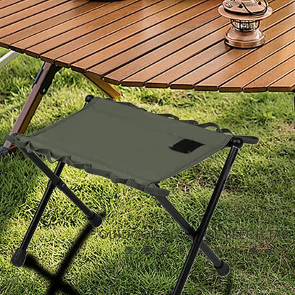 PC Outdoor Camping Stool Small Folding Chair Oxd Fabric 100Kg Bearing Load