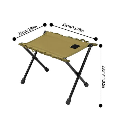 PC Outdoor Camping Stool Small Folding Chair Oxd Fabric 100Kg Bearing Load