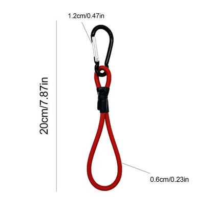 PC Outdoor Climbing Buckle Elastic Rope Tent Hook Multi-Functional Camping