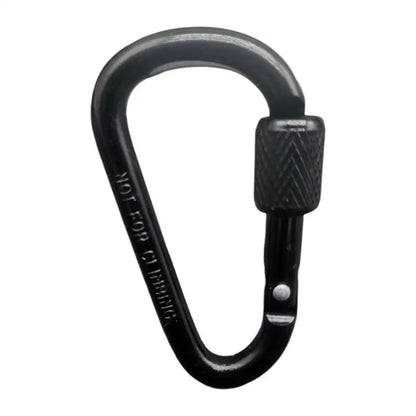 PC Outdoor Climbing Carabiner D Shaped Paracord Tensioner Key Chain Clip Al