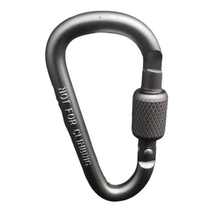 PC Outdoor Climbing Carabiner D Shaped Paracord Tensioner Key Chain Clip Al