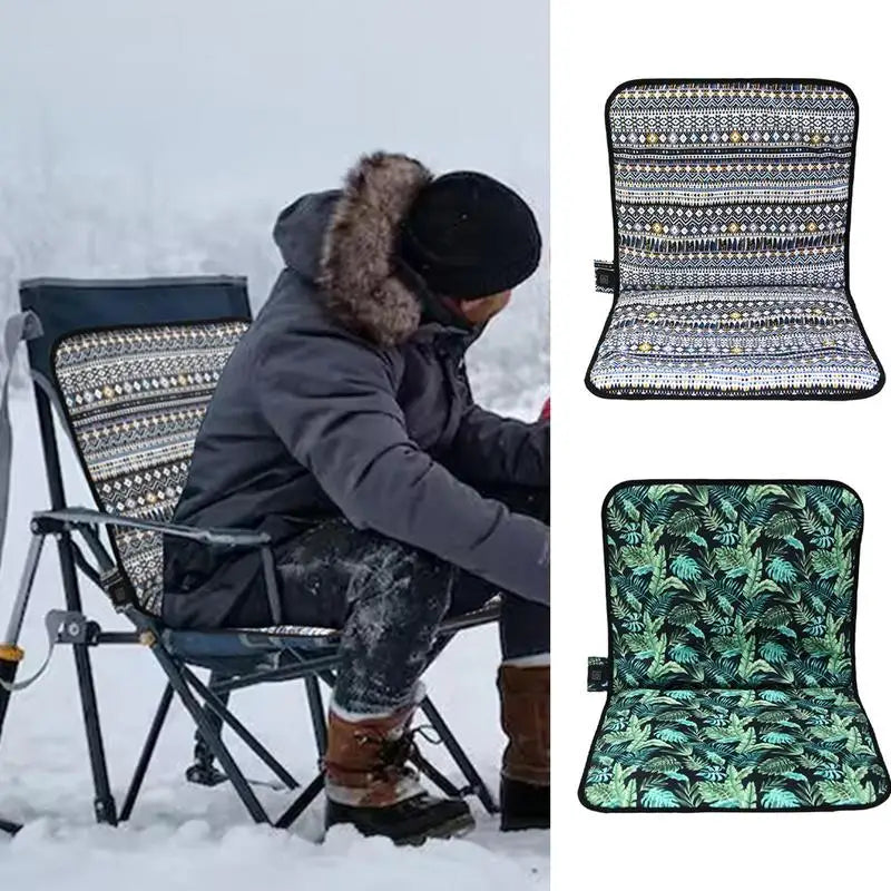 PC Outdoor Foldable Heating Stadium Seat Cushion Heated Chair Pad Waterproo