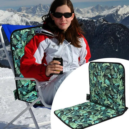 PC Outdoor Foldable Heating Stadium Seat Cushion Heated Chair Pad Waterproo