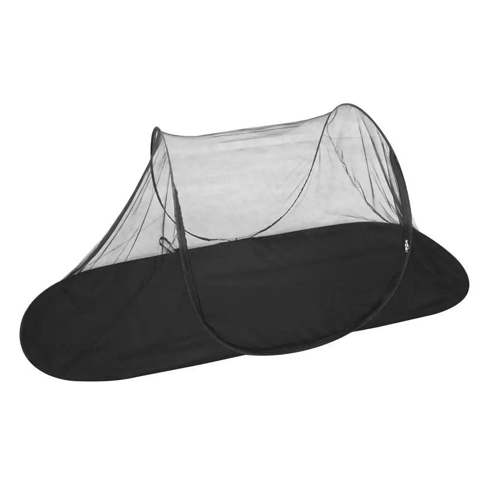 PC Outdoor Hiking Tent Adjustable Gnat Net For Single Bed Hand Throwing Boa