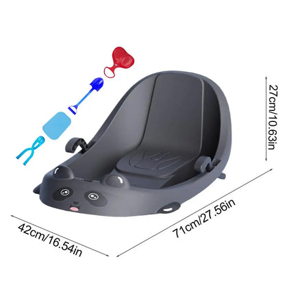 PC Outdoor Snow Sled For Kids Built In Brake System Toddler Toboggan Toddle