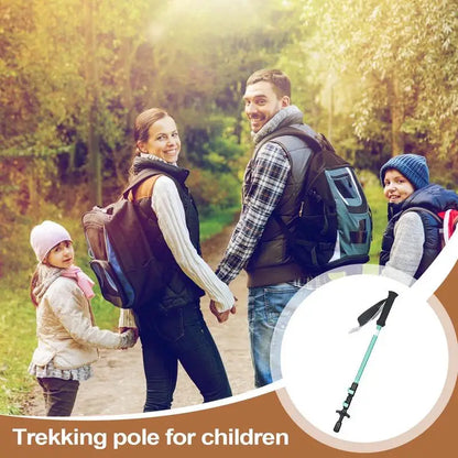 PC Outdoor Walking Stick Adjustable Aluminum Alloy Hiking Sticks Lightweigh