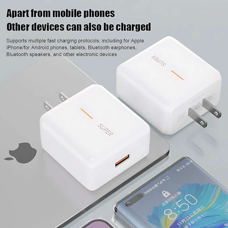 PC PD 65W Supervooc Charger For OPPO Reno 12 11 10 Pro 5 Find X7 X2 X3 X5 X6 EU US Quick Adapter Fast Charging Phone Accessories