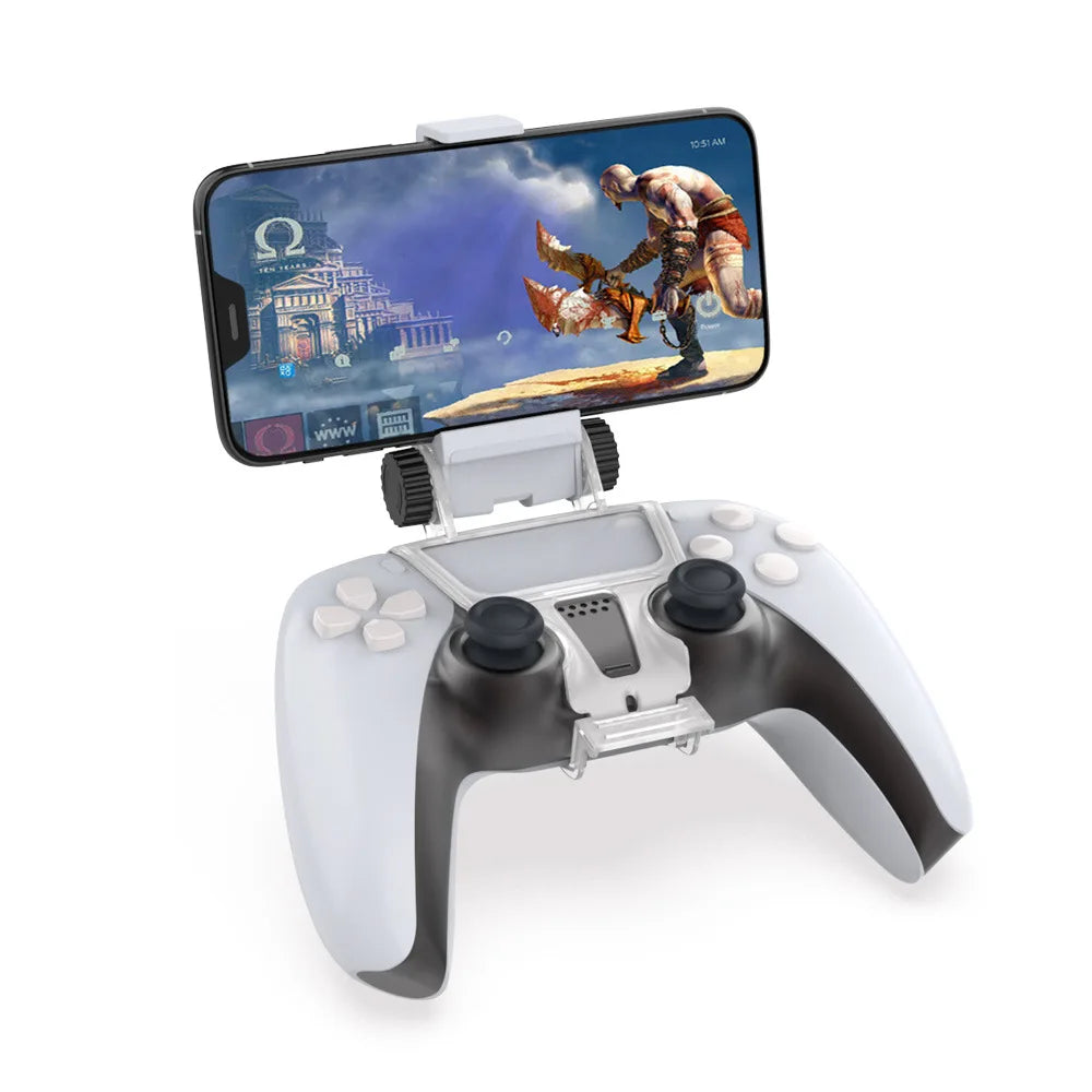 PS5 Accessories Smart Phone Clip Clamp Stand Bracket for Sony PlayStation 5 Dualshock 5 Controller Holder Joystick PS5 Mount