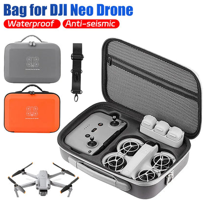 PU Hard Travel Storage Bag Shockproof Case Shell Handbag Waterproof Carrying Box Case  DJI NEO Drones Controller Accessories