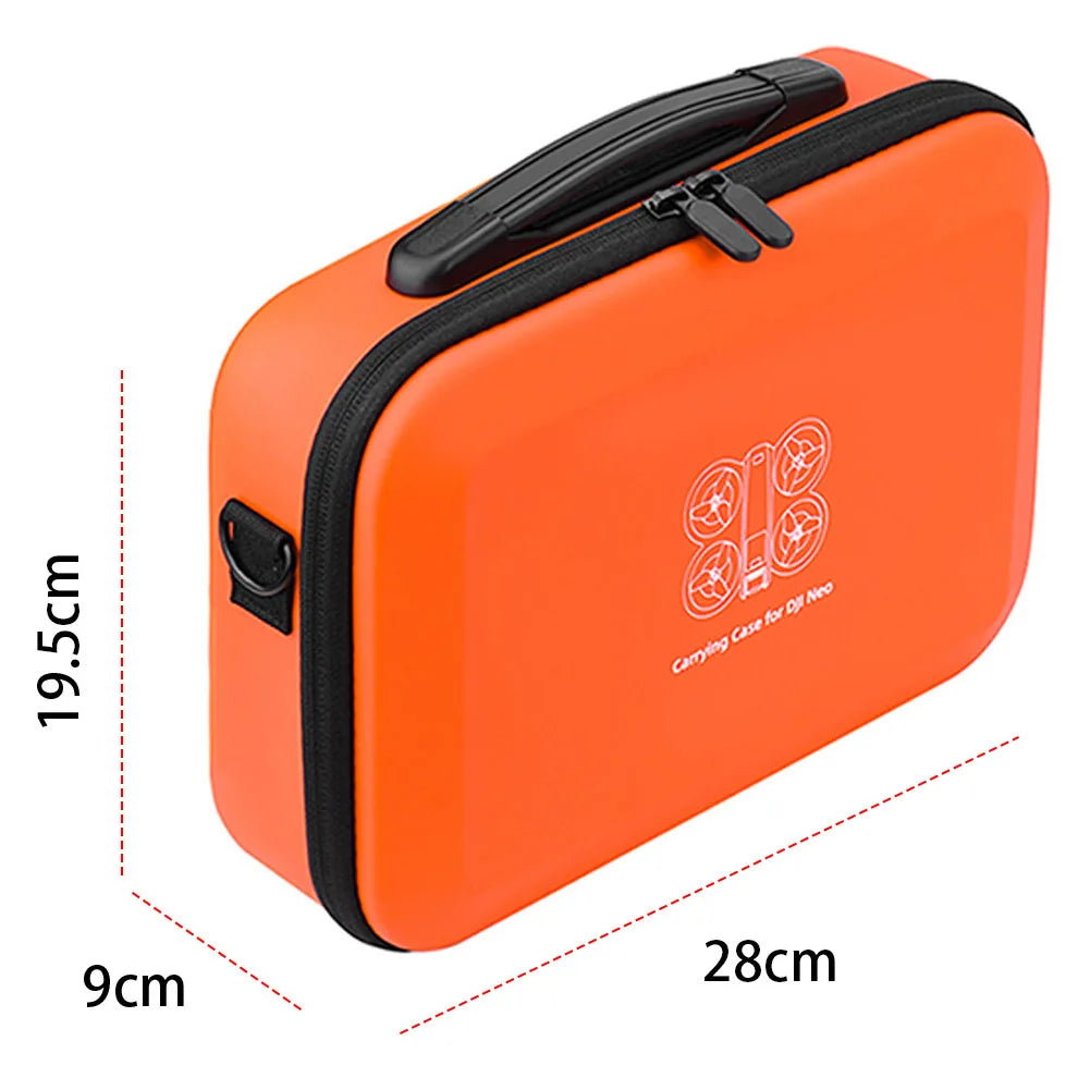 PU Hard Travel Storage Bag Shockproof Case Shell Handbag Waterproof Carrying Box Case  DJI NEO Drones Controller Accessories