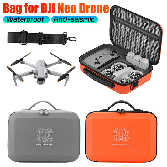 PU Hard Travel Storage Bag Shockproof Case Shell Handbag Waterproof Carrying Box Case  DJI NEO Drones Controller Accessories