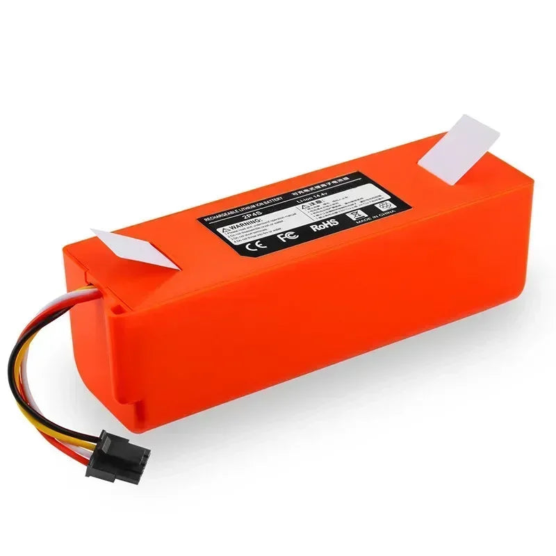 PURFIELD 14.4V 6500mah Robotic Vacuum Cleaner Replacement Li-ion Battery For Xiaomi Roborock S55 S60 S65 S50 S51 S5 MAX S6 Parts