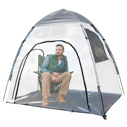 PC PVC waterproof tent Clear Outside Pod Instant Tent Shelter Rain Pod Camp