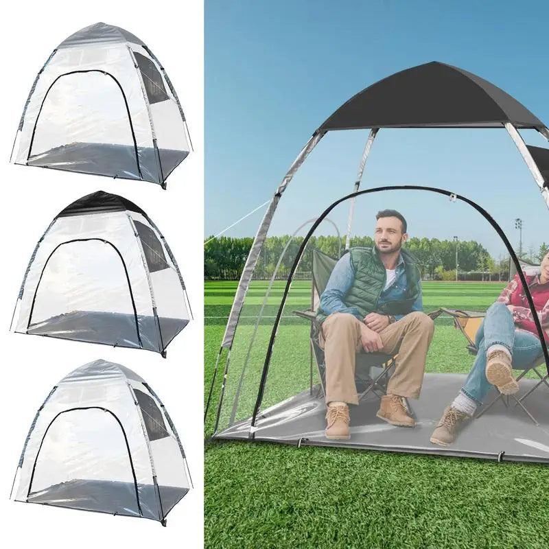 PC PVC waterproof tent Clear Outside Pod Instant Tent Shelter Rain Pod Camp