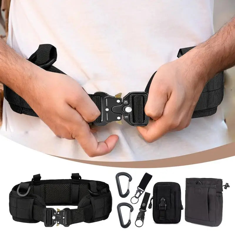 PC Padded Battle Waistband 8pcs Tool Waist Belt Comtable Tool Waist Securit