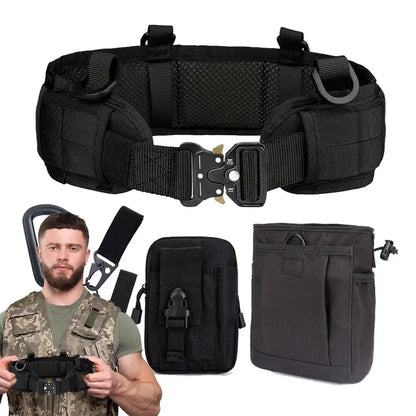 PC Padded Battle Waistband 8pcs Tool Waist Belt Comtable Tool Waist Securit