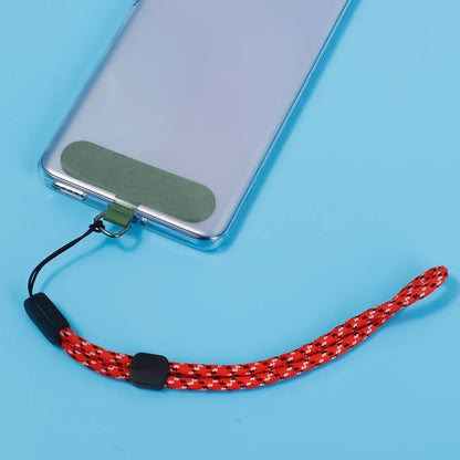 Patch Clip Lanyard Strap Patch Hanger Holder Wrist Neck Strap Gasket Metal Ring Clip Hang Cord Tether Tab Phone Case Accessories