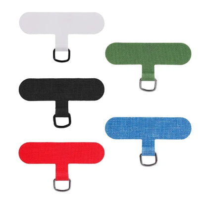 Patch Clip Lanyard Strap Patch Hanger Holder Wrist Neck Strap Gasket Metal Ring Clip Hang Cord Tether Tab Phone Case Accessories