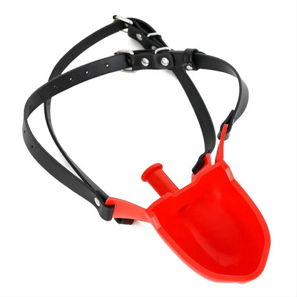 Penalty Toilet Mouth Gag BDSM Drink Urine Gag with Harness Sex Adult Toys Dog Piss Slave Sex Toy Erotic Pee Funnel Gag