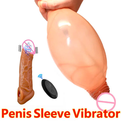 GtoozaPenis  Extender Sleeve  Delay Ejaculation Cock Extension Cover Silicone Sex Toys  Men gtooza.com