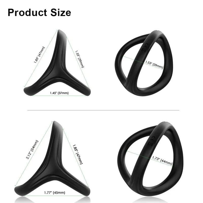 Penis Silicone Semen Lock Delay Ejaculation High Elasticity Time Lasting Cock Ring Sex Toys  Men Couples Adult 18+